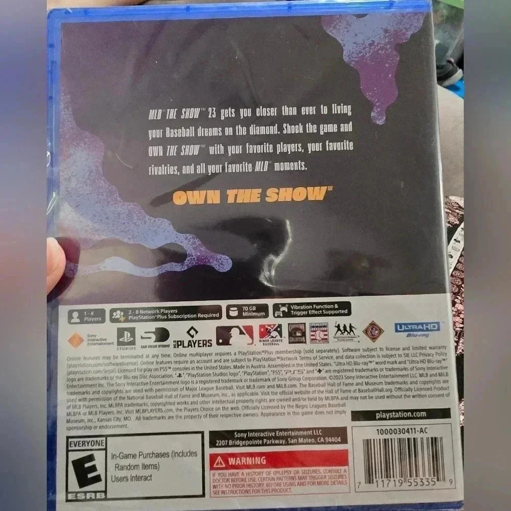 New Factory Sealed The Show 23 MLB Jazz Chisholm Jr. Miami PlayStation 5 PS5 - Picture 5 of 5